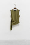 T-shirt smanicata verde