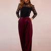 PANTALONI LARGHI CON PIEGHE