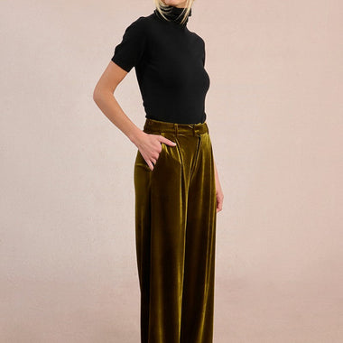 PANTALONE AMPIO VELLUTO