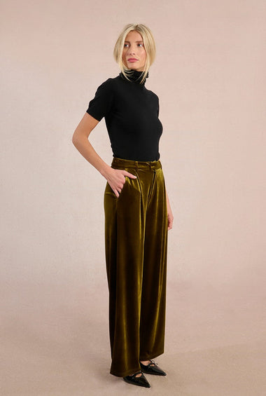 PANTALONE AMPIO VELLUTO