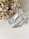 Sandali azzurro polvere