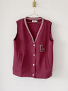 Gilet bordeaux